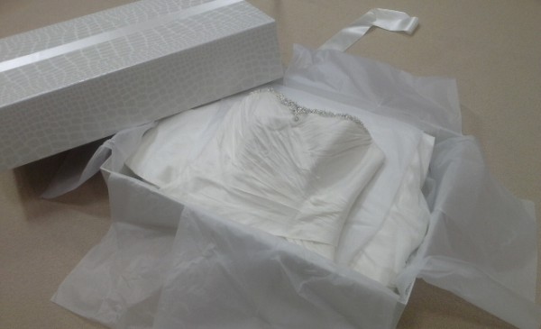 Wedding dress cleaning & Boxing